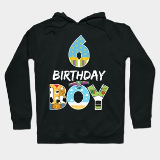 Toy Funny 6th Birthday Story B-day Gift For Boys Kids Hoodie